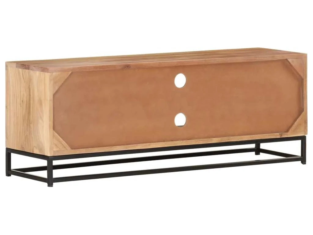 TV stolek 110 × 30 × 40 cm — masivní akáciové dřevo