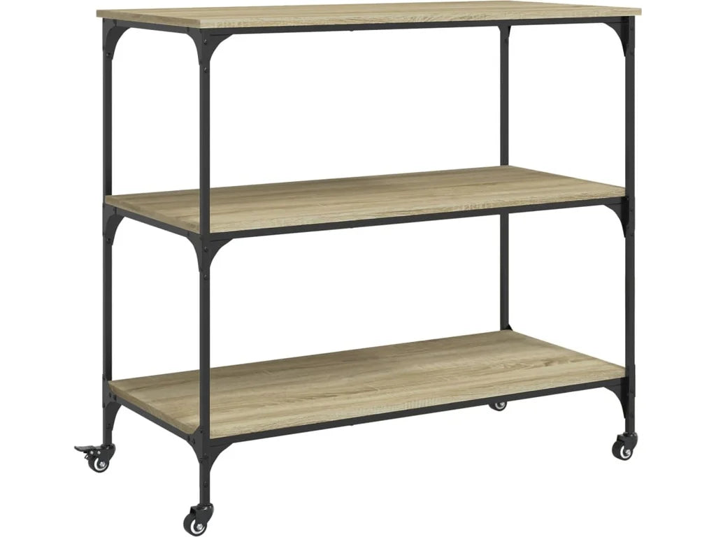 Kuchyňský vozík 102 × 50 × 95 cm — kompozitní dřevo