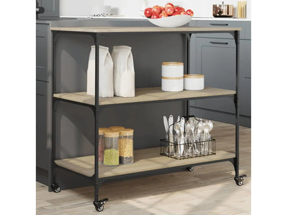 Kuchyňský vozík 102 × 50 × 95 cm — kompozitní dřevo